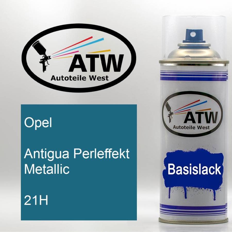 Opel, Antigua Perleffekt Metallic, 21H: 400ml Sprühdose, von ATW Autoteile West.